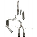 Piper exhaust Leon MK2 Cupra R - turbo-back system with cat-bypass & 2 silencers